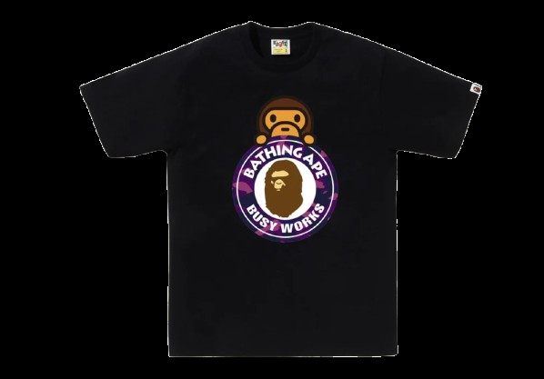 COLOR CAMO MILO ON BUSY WORKS TEE